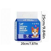 Dog Diapers, Pet Diapers, Absorbent Pet Menstrual Pants, Breathable Disposable Dog Underwear, Dedicated Pee Pads - Multicolor - View 2