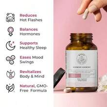 Happy Mammoth  Hormone Harmony Natural Hormonal Support For Women, Relief For Menopause, Perimenopause, Healthy Hormonal Balance, Hot Flashes. 72 Capsules. - 預設 - 查看 5