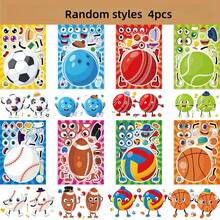 FIFA Multi-Sport Themed DIY Sticker Set, Football, Basketball, Baseball And Other Fun Expression Stickers, Great For Sports Enthusiasts Decoration, Also Suitable For Scrapbooking - Random - View 7