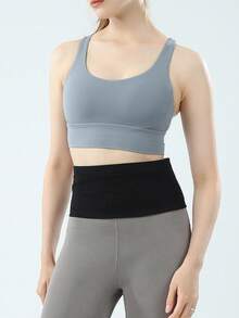 女士跑步腰带，带隐藏式口袋，吸湿排汗腰包可放置手机，适合跑步、徒步、旅行 - 彩色 - 查看 24