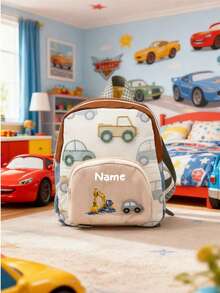 Chiếc balo mini đa năng tiện dụng này có họa tiết xe hơi hoạt hình dễ thương, và có thể được tùy chỉnh với tên cá nhân hoặc lời chúc mừng ngày lễ. Bạn có thể tùy chỉnh tên, chữ cái, số may mắn độc đáo, v.v. Rất phù hợp cho du lịch, khiêu vũ, tập thể dục, làm quà tặng cho bạn bè, sinh nhật con gái, quà lưu niệm, Giáng sinh, Năm mới và mùa tựu trường. - Nhiều màu - Xem 11