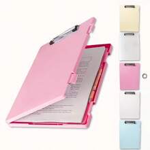 Caja de almacenamiento de carpetas tamaño A4, organizador de exámenes estudiantiles, portafolios de datos/música de gran capacidad con tablero de escritura - A4 - Ver 2