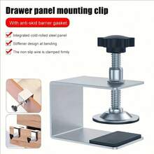 Drawer Front Alignment Clamps – Cabinet Hardware Jig For Effortless & Precise Drawer Panel Installation – Quick Setup Tool For Kitchen, Bathroom & Furniture Cabinets - Heavy-duty Cabinet Door Installation Clips - View 6
