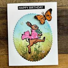 Easter Blueprint Spring Sprung Rabbit Clear Stamp Tattered Sparrow Rubber Stamps Transparent Stamps For DIY Scrapbooking Photo Album Card Gifts - Clear Stamps - View 3