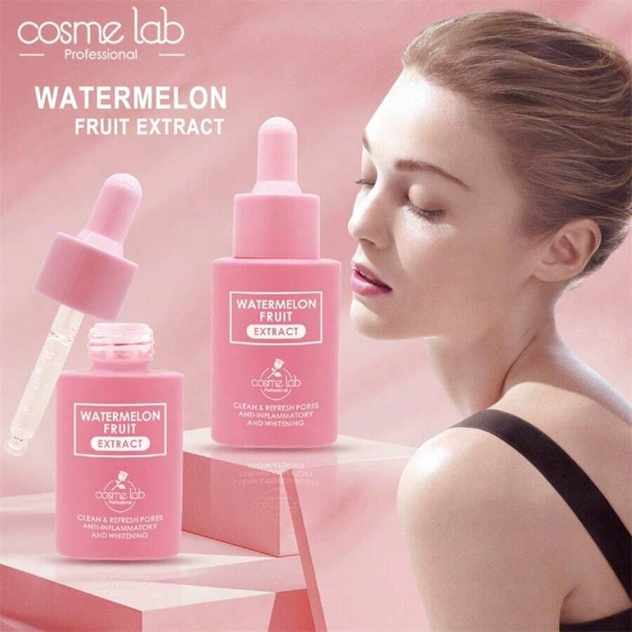 30毫升西瓜提取物面部精华液，高效保湿，收缩毛孔，提亮肤色，淡化色斑 - 西瓜 - 查看 1