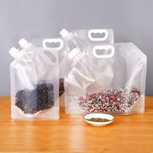 This Is A Sealed Storage Bag That Can Hold Up To Two Pounds Of Grain. It Is Moisture-Proof And Insect-Proof, Suitable For Storing Rice, Flour, And Various Grains In The Kitchen And Refrigerator. It Can Be Repackaged, Vacuum-Sealed, Moisture-Proof, Insect-Proof, And Allows For Date Recording. - View 8