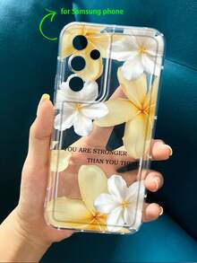 鸡蛋花图案手机壳，“你比你想象的更强大”正能量标语，精美保护壳，兼容 11/17/17pro/13/14/15/15pro/15 Plus/15 Pro Max/16/16pro/16 Plus/16 Pro Max/7 Plus/8 Plus/X/Xs Max/Xr/17 Air/12 Pro/13 Pro/14 Pro/17 Pro Max/13 Mini/11 Pro Max/12 Pro Max/13 Pro Max/14 Pro Max/14 Plus/6/6s/6 Plus/7/8/SE/17 Pro Max，防震、防水、防刮，国际版，非国内版 - 彩色 - 查看 5