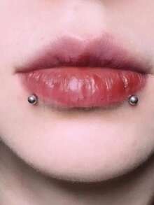 时尚粘贴式假唇钉套装 - 无需穿孔的唇环眉钉面部穿孔饰品 - 貼紙鼻環套裝 - 查看 5