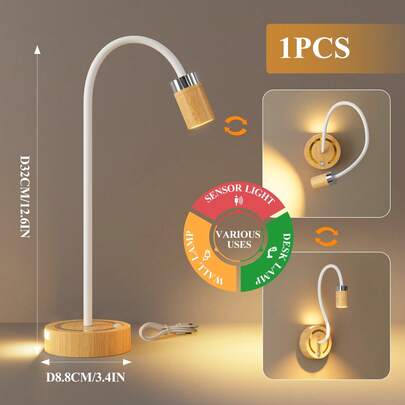 Đèn bàn từ tính tự lắp ráp, đèn tường LED cảm biến chuyển động không dây, đèn thanh RGB hiện đại có thể sạc lại, đèn chiếu sáng xung quanh điều khiển cảm ứng, đèn ngủ LED di động cạnh giường ngủ, tiết kiệm năng lượng, thích hợp cho hành lang, phòng tắm, phòng ngủ, nhà bếp, tủ, cầu thang, lối vào, bàn, tủ quần áo, trang trí nhà cửa, trang trí phòng khách.
