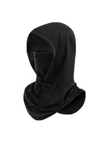 1pc Women's Ice Silk Full Face Sun Protection Mask Hat, Neck Gaiter All-In-One, Suitable For Daily Outings, Spring Trips, Cycling, Blocking UV Rays - Multicolor - View 4
