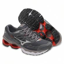 Wave Creation Men's Athletic Shoes With Springs For Gym Use - 紅石墨 - 查看 4