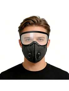 1个可拆卸户外口罩，防尘，可重复使用，男女通用，几何图案，魔术贴闭合，需手洗 - A - 查看 5