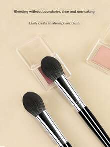 1pc Blush Brush, Professional Soft Makeup Brush, Diffuse Makeup Tool, Contours To Face Shape, Efficient Blush Application, Perfectly Fits Large Facial Areas. - Multicolor - View 7