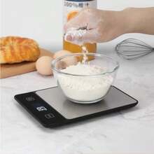 1pc High Precision Stainless Steel Digital Kitchen Scale, Electronic Scale, Accurate Baking Home Use Small Scale, Food Scale, Medication Scale, Coffee Scale, Postal Scale, Kitchen Supplies, Baking Tools - Multicolor - View 3