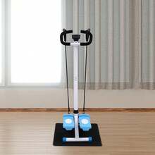 SENDERPICK Fitness Stepper Exercise Stepping Machine Fitness Stepper With Handlebars - Blue and White - View 2