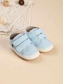1 Pair Toddler Boys' Cartoon Embroidered Elephant Casual Sneakers, Suitable For Spring & Summer - Blue - View 3
