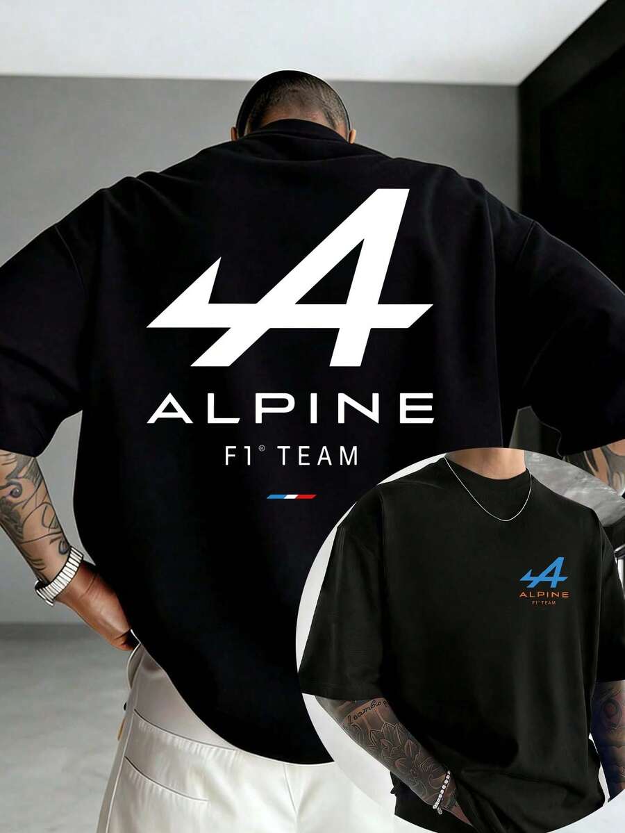 Men T-Shirts - 黑色 - 查看 1