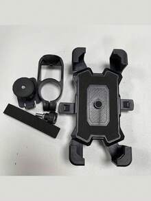 Black Military-Grade Drop Protection Handlebar Phone Mount Heavy-Duty PVC Bicycle Phone Holder Suitable For Electric Bikes Motorcycles Mountain Bikes Features Non-Slip Hands-Free Design Compatible With Smartphones And Tablets Motorcycle Accessory Sturdy Structure Rugged Industrial Design Spring Gift - Multicolor - View 10