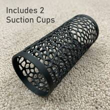 Betta Fish Tunnel With Suction Cup, Glass Aquarium Mesh Resting Pipe Cave, Also Suitable As Hiding Place For Small Reptiles - A - View 15