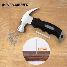 Pcs Double Head Skirting Nails With Mini Claw Hammer Set With 4 Tools - Invisible Seamless Baseboard Screws For Solid Wood Trim, Double-Sided Installation - Blcak - View 3