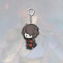 Cartoon Q Version Of Martial Arts Anime Cartoon Character Acrylic Keychain Pendant Double Side Key Bag Accessories Firend Gift - Multicolor - View 2