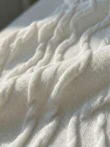 Đầm không tay màu trơn thanh lịch dành cho nữ, chất liệu vải dệt jacquard, thích hợp cho đám cưới, công sở, mùa xuân/hè. Màu trắng. - trắng - Xem 5