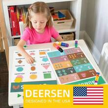 Boho Educational Posters For Toddlers 1-6, Easy To Read Learning Wall Charts For Classroom Homeschool Decor, Kids Study Toys Early Educational Charts English Learning Postersincl ABC Chart, Numbers, Colors, Shapes, Days Of The Week Classroom Supplies - Orange - View 3