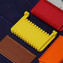 1pc Sewing Clip - Made Of Plastic, With A Simple And Practical Design, Easy To Operate, Suitable For Beginners, Housewives And The Elderly To Carry Out Simple DIY Sewing Projects, Hinged High-Precision Manual Sewing Fabric Sewing Auxiliary 3mm Overlock Magic Tool | Sewing For Beginners | Sewing | Clothing | - Multicolor - View 7