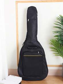 41英寸防水吉他包，木质吉他盒，防水可调节背包式吉他演出包，带背带环，适用于原声吉他、古典吉他、尤克里里、贝斯吉他、吉他、小提琴及其他乐器 - 彩色 - 查看 13