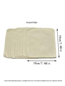 10pcs Pre-Cut Square Embroidery Cloth, 7.87 Inch, Lockstitch/Non-Lockstitch Styles, Suitable For Various Embroidery Threads, Beginner Practice Punch Embroidery Stress Relief DIY Craft Fabric - Thin Stamped Embroidery Cloth - View 12