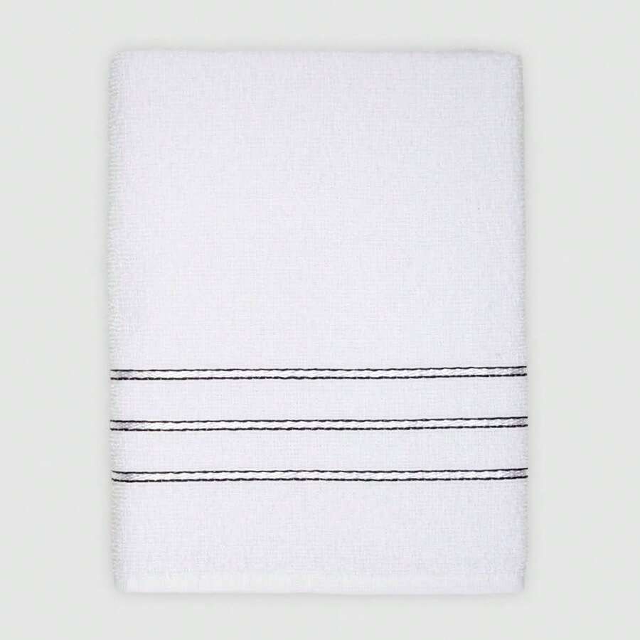 Large Thick Cotton Bath Towel With Excellent Absorption, Giant Bath Towel, Orus 70x1.20m - 白色 - 查看 1