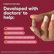 MONTUE 2 Pcs Physician's CHOICE Digestive Enzymes - Multi Enzymes, Organic Prebiotics & Probiotics For Digestive Health & Gut Health - Meal Time Discomfort Relief & Bloating - Dual Action Approach - 120 CT - 2 chai - Xem 2