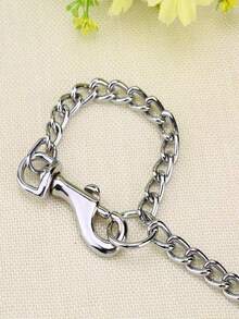 2.5毫米*40厘米宠物牵引绳，金属狗链，二合一双头牵引绳 - 彩色 - 查看 5