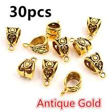 30pcs 13x8x8mm Tube Bead Bails Pendants Connector DIY Jewelry Making Accessories For Necklace Bracelets - Tube Bails - View 10