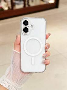 透明磁吸手机壳，经典设计 - 兼容无线充电 - 防震防黄变 - 兼容 17、16、15、14、13、12、11 Pro 和 Pro Max，防刮花，耐用，纤薄轻巧 - 透明的 - 查看 1