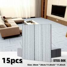 15/30 pezzi Adesivi per pavimenti antiscivolo simili a tappeti, rimovibili, spessi e durevoli, carta da parati in vinile impermeabile adesiva per camera da letto, bagno, cucina, piastrelle, piano di lavoro, rinnovo mobili, lavabile e facile da curare, adatto per camera da letto, bagno, sala da pranzo, decorazione parete cucina, decorazione casa, materiali per rinnovo pavimenti e pareti di casa - multicolore - Visualizzare 16