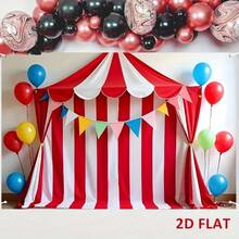 1件装背景布，适用于嘉年华主题派对、马戏团主题活动、嘉年华派对礼品摄影背景、马戏团主题横幅、嘉年华主题庆祝活动装饰 - 多色 - 查看 7