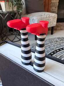 Creative Quirky Witch Bookmark, 3D Red High Heel Shoe Bookmark Gift - A - View 5