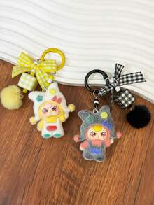 1/2 chiếc móc khóa hình búp bê Dopamine Y2K Kawaii dễ thương, phụ kiện túi xách hình nơ, móc khóa điện thoại, quà tặng nữ tính, dịu dàng | Quà sinh nhật | Quà Valentine | Quà tặng ngày hội con gái cho bạn gái, bạn thân, bạn gái, chị gái - Nhiều màu - Xem 6