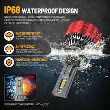 HYNBYZJ 2pcs H4 Led Canbus H7 LED Car Led Light H1 H3 H9 H11 9005 HB3 9006 HB4 9012 9007 HB5 H13 9008 Led Headlight Bulb Fog Light Kit For Auto 6000K 12V - A - View 9