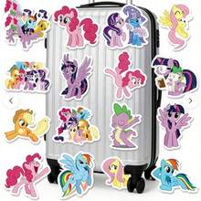Hasbro 50张可爱贴纸，ins风卡通贴纸，适用于剪贴簿、笔记本、水瓶、电脑等，创意卡通贴花 - 多色 - 查看 1
