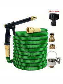 Flexible Expandable Irrigation Hose, Magic Garden Hose With Spray Gun And Universal Connector, High Pressure, Car Cleaning Tool, Plant Watering System With Adjustable Control Valve, Watering Sprinkler Head, Gardening And Lawn Supplies - B - View 14