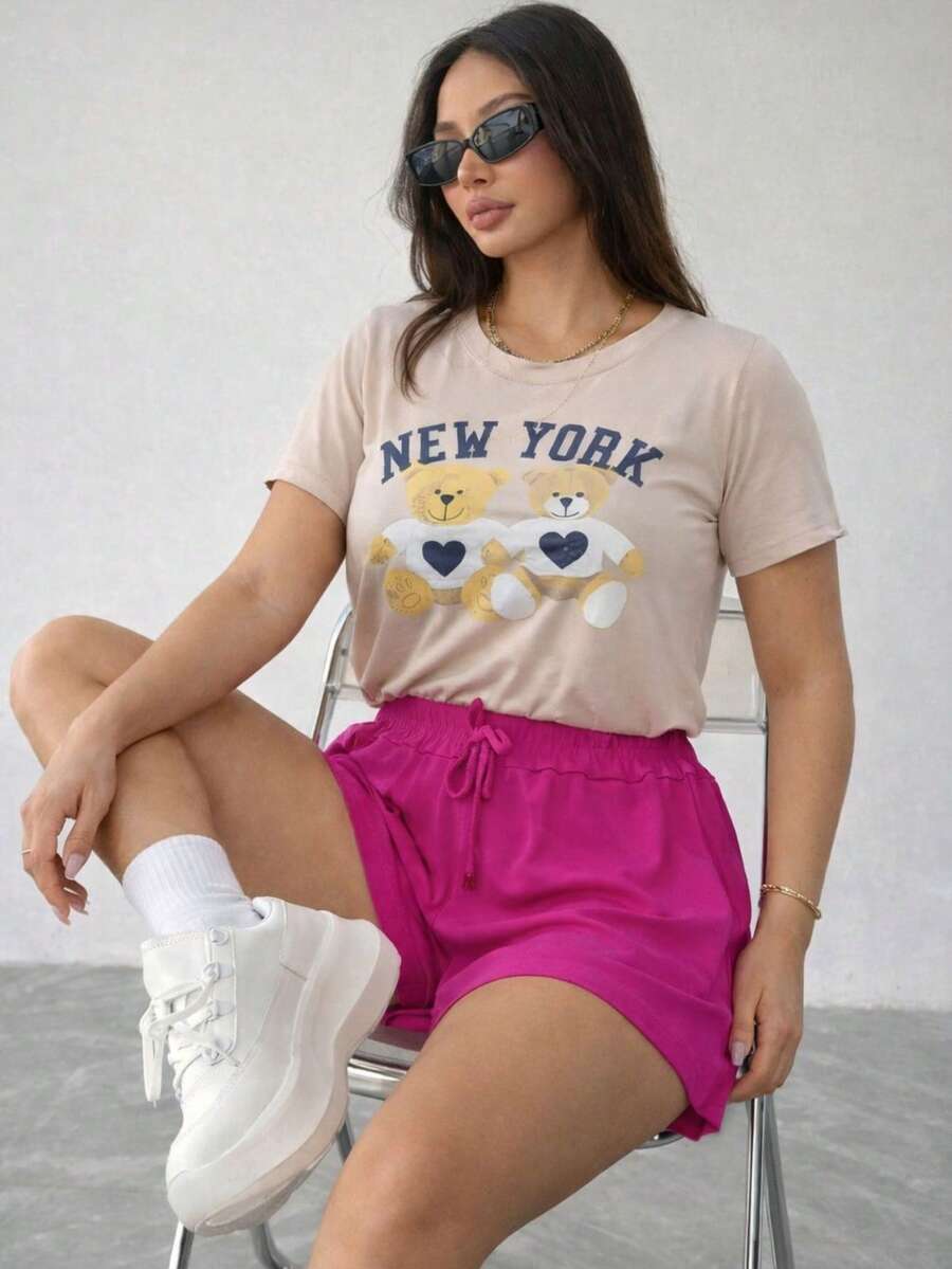 Women Two-Piece Outfits - 米色 - 查看 1