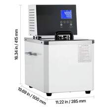 Laboratory High-Temperature Circulating Oil Bath, Up To 300℃/572℉, 10 L Lab Constant Temperature Heating Tank, 0.1℃ High Precision, Internal And External Dual Circulation, For Laboratory - 10L 300℃ - View 10