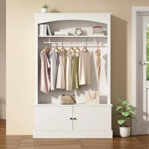 Coat Racks - White - View 1