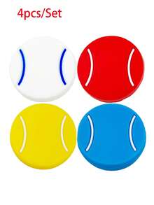 2pcs&4pcs/Set Tennis Ball Shape Tennis Rackets Vibration Dampener Soft Silicon Tennis Racquet Shock Absorber Portable And Durable Tennis String Shock Damping Racquetball/Tennis Accessory Perfect Gifts And Decorations For Women Men And Friends Who Like Tennis And Racquetball, 6 Combinations Can Be Selected - Multicolor - View 13