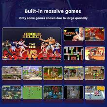 Mass Games Retro Game Console | Wireless TV Game Console With Over 20,000 Games, 19 Emulators, 4K Resolution Support, And Wireless Controller | Portable TV Game Device Suitable For Kids And Adults - View 3