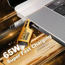 4合1 USB/Type C/Lightning 快充傳輸線,相容 iPhone 17/16/15/14/13/12 與平板電腦,高效率耐用數據傳輸線 - 黑色 - 查看 4