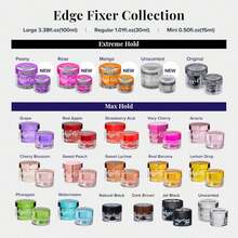 Red By Kiss Edge Fixer Extreme Hold, Strong Edge Control With 24-Hour Hold, Infused With Biotin For Nourishment &Amp; Hydration, No Flaking Or Oily Residue (0.5 Fl.Oz.) - ColorA - 查看 8