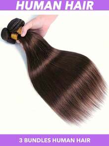 10A Brazilian Straight Human Hair Bundles 22 22 22 Inch 3 Bundles Straight Brazilian Virgin Hair Wefts - Silky Straight Remy Extensions For Women High-Quality Weavings - 3 Pieces Set Brazilian Human Hair Weave, Natural & Durable, Natural Black#1B #2 #4 - Multicolor - View 29